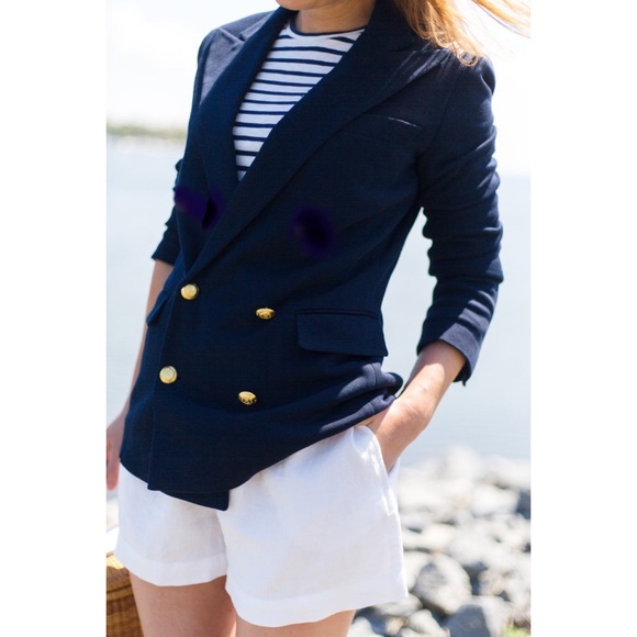 ralph lauren double breasted blazer